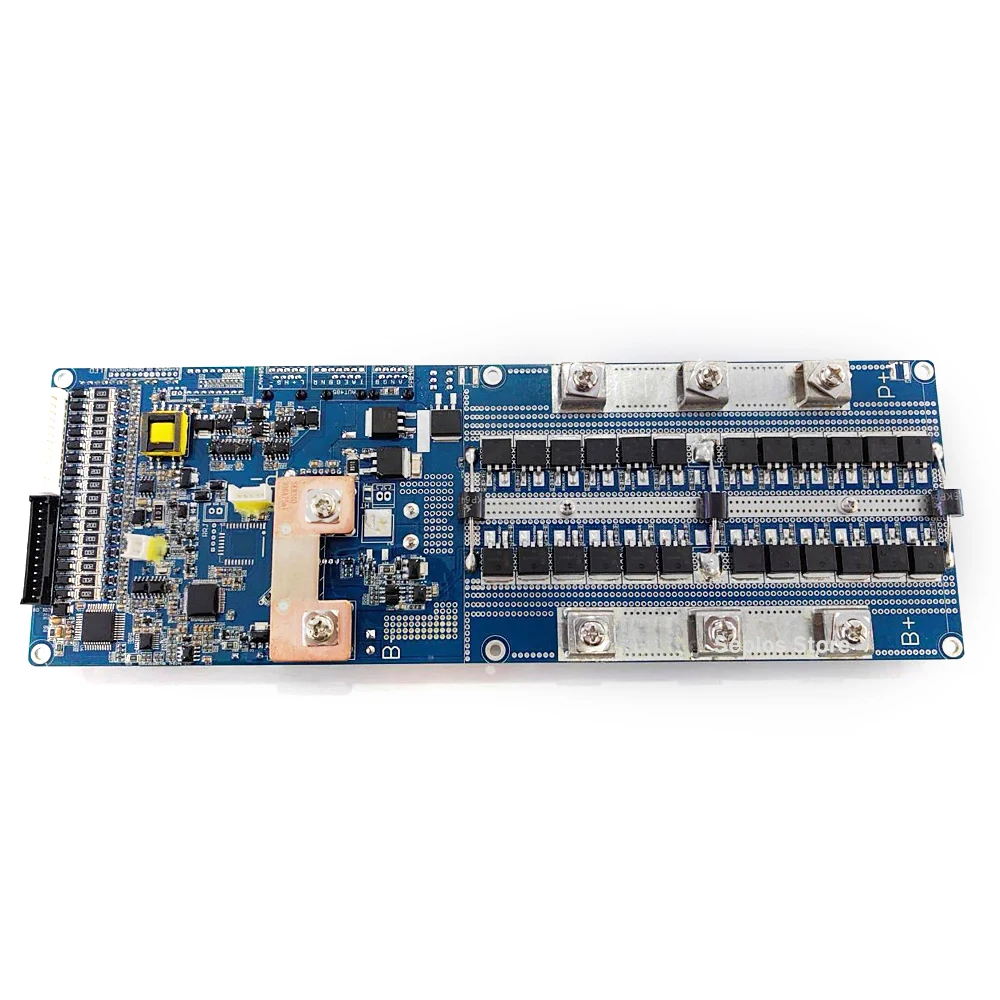2.0 Lifepo4 V2 Seplos Smart BMS 8S 16S 100A 150A 200A With LCD NTC 24V 48V Lifepo4 Battery BMS Energy Storage Deye Growatt