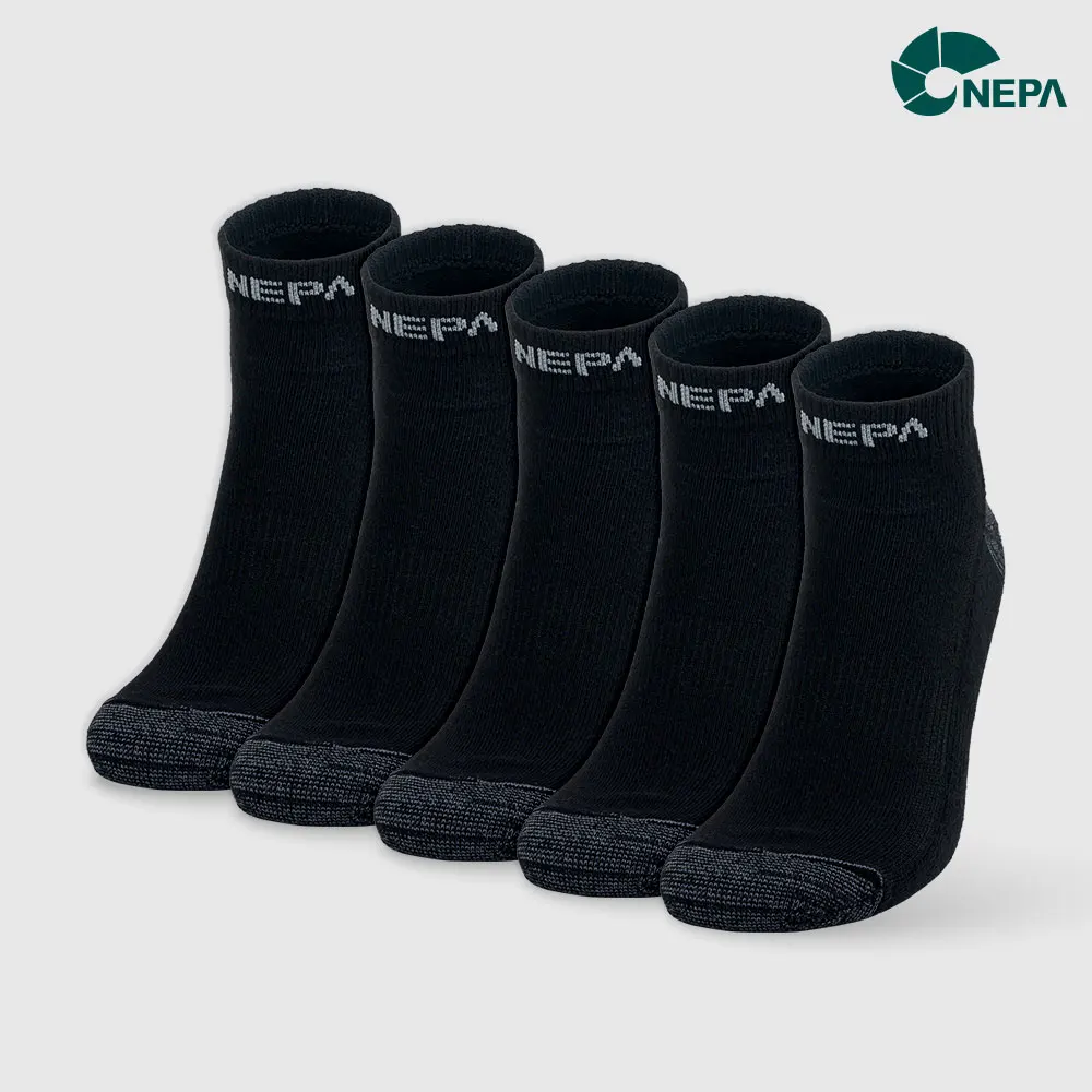 NEPA Nefa Bay Cushion Short Sox L 5 Pack