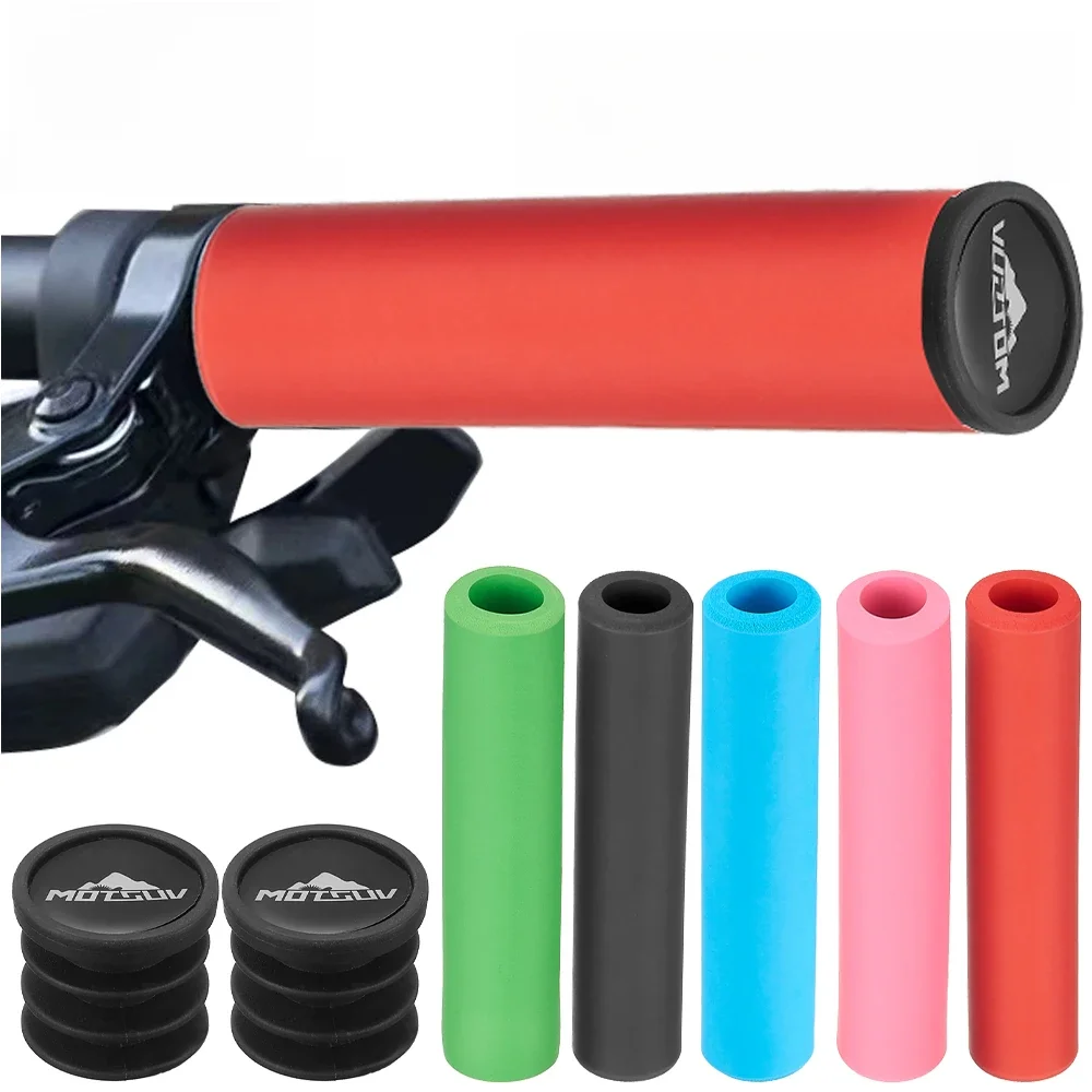 AliExpress MOTSUV Bicycle Girps Ultra Light Silicone Material Handlebar Girps High Density MTB Bike Handlebar