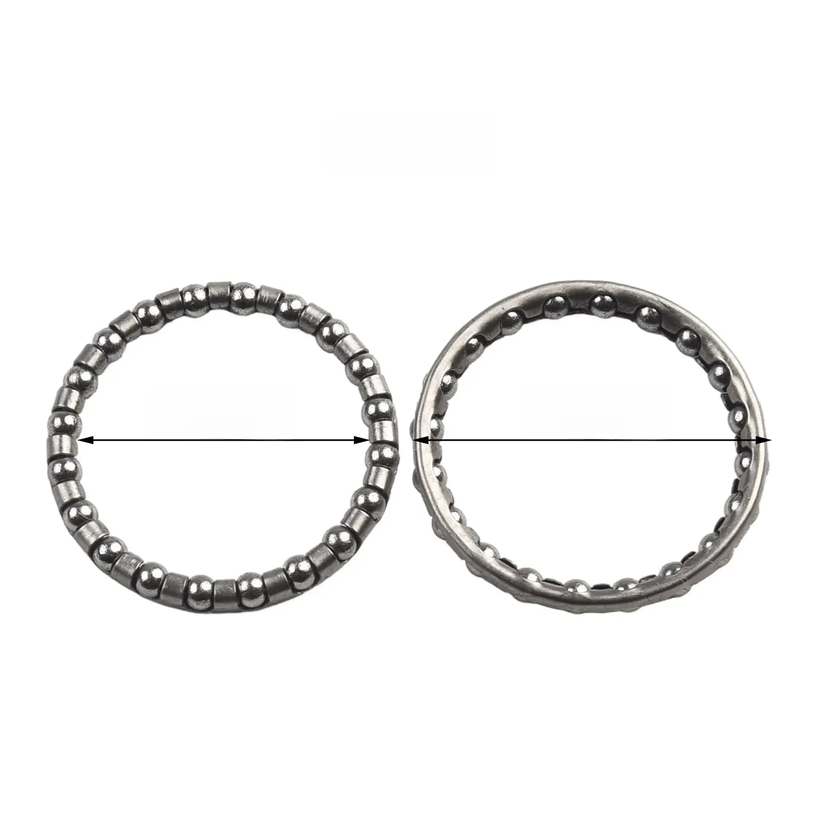 AliExpress NONE 4Pcs 40mm Bicycle Headset Balls Caged Ball Bearing Race Cycling Bearing Set Replacement Part Metal Ring Race Bike Accessories