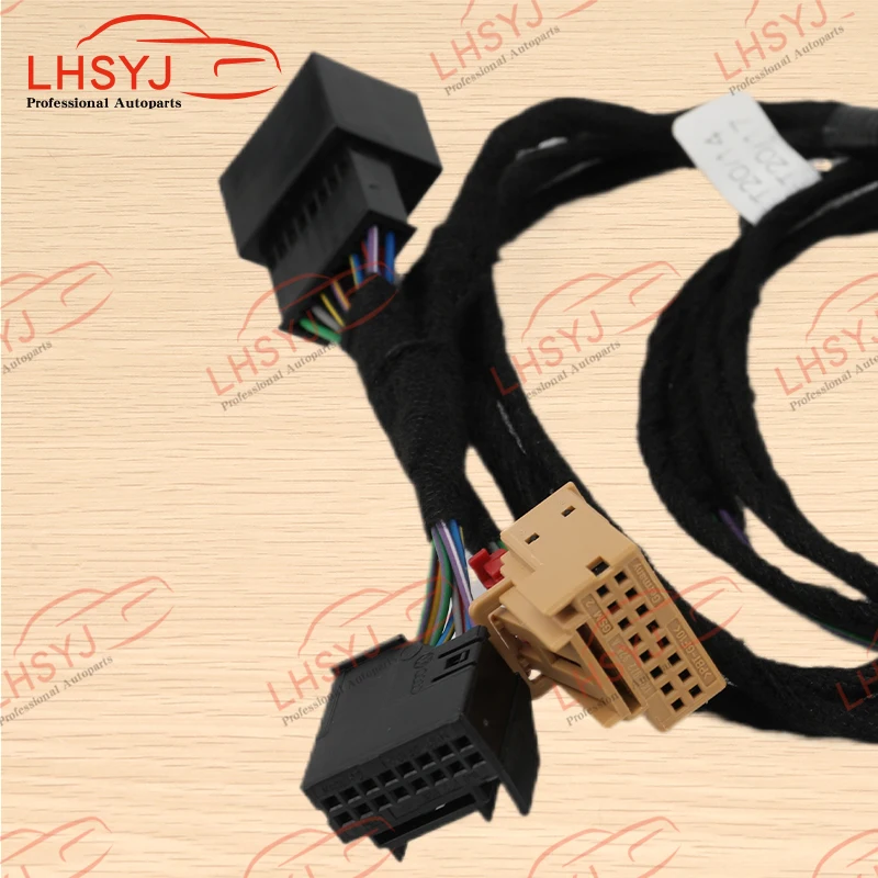2pcs/set AC Temperature Sensors 5D0 907 543A For VW Golf 5/6/7 Passat B6 B7 B8 Tiguan LCD Air Conditioning Panel Cable Harness