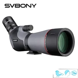 Svbony SV46P ED 20-60x80 Spotting Scope Photography Kit Telescope Dual Focus IPX7 Waterproof fogproof Professional Birding