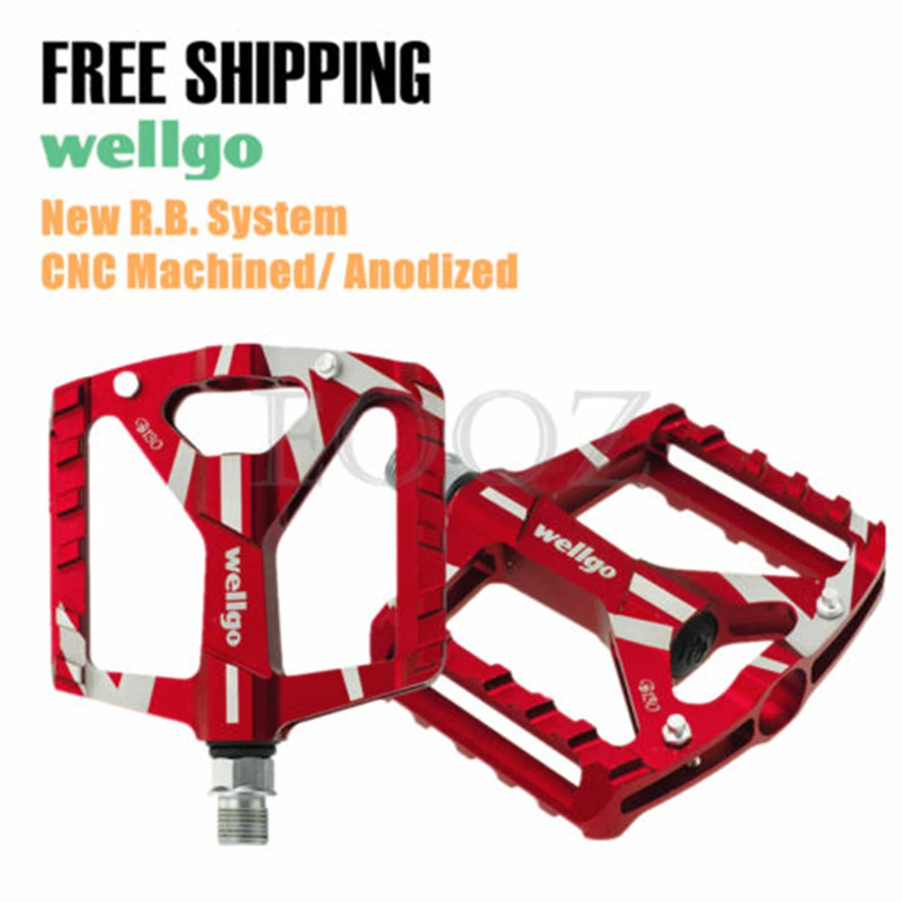 

NEW Wellgo B130 MTB Road/Trekking/City mountain Bike bicycle Pedal 2 DU Bearing Riding parts cycling cheap pedal high strength