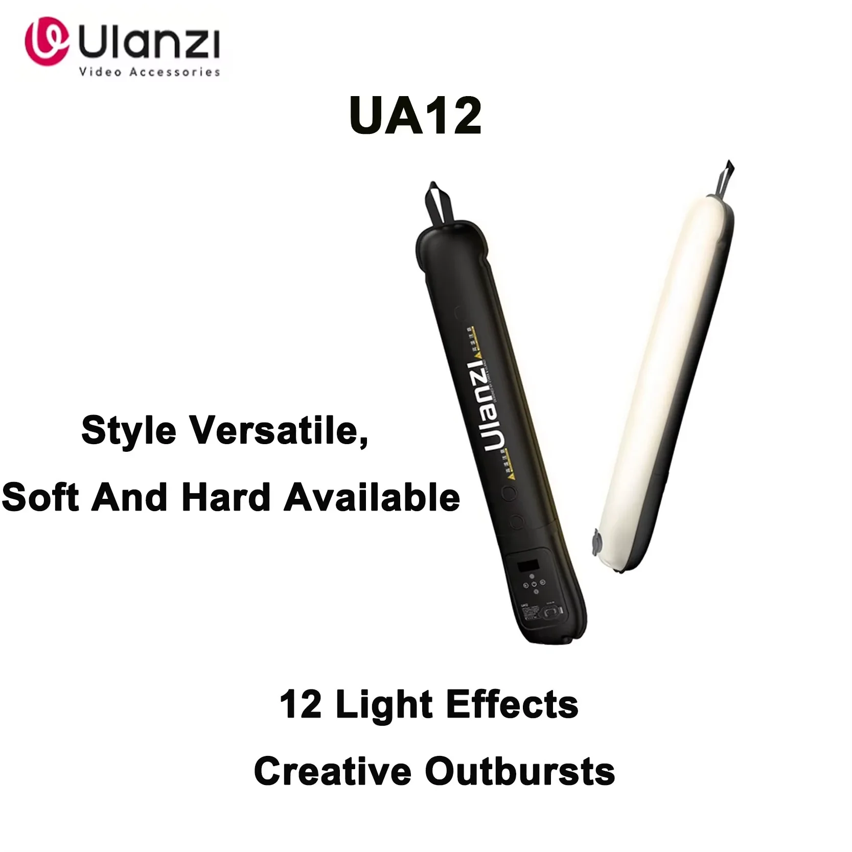 Auténtica lámpara de columna de aire Ulanzi UA12, lámpara suplementaria inflada de 20W, lámpara de fotografía portátil de mano