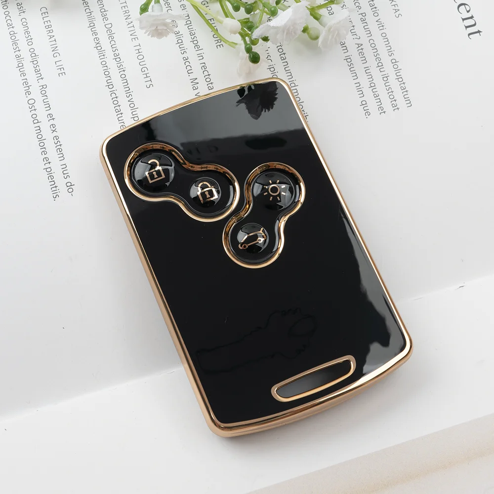 Étui à clé intelligent en TPU compatible avec Renault Samsung, porte-clés de voiture, SM3, QM3, QM5, SM7, SM6, QM6