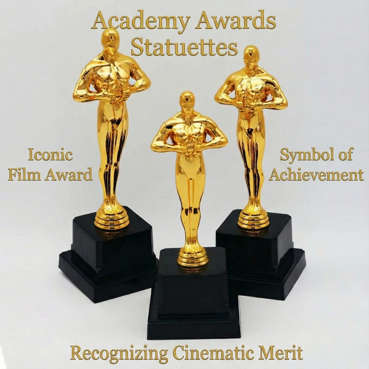 

Gold Trophy Statue Plastic Achievement Award Prize Movie Theme Party Favors Red Carpet School Corporate Recognition Gift
