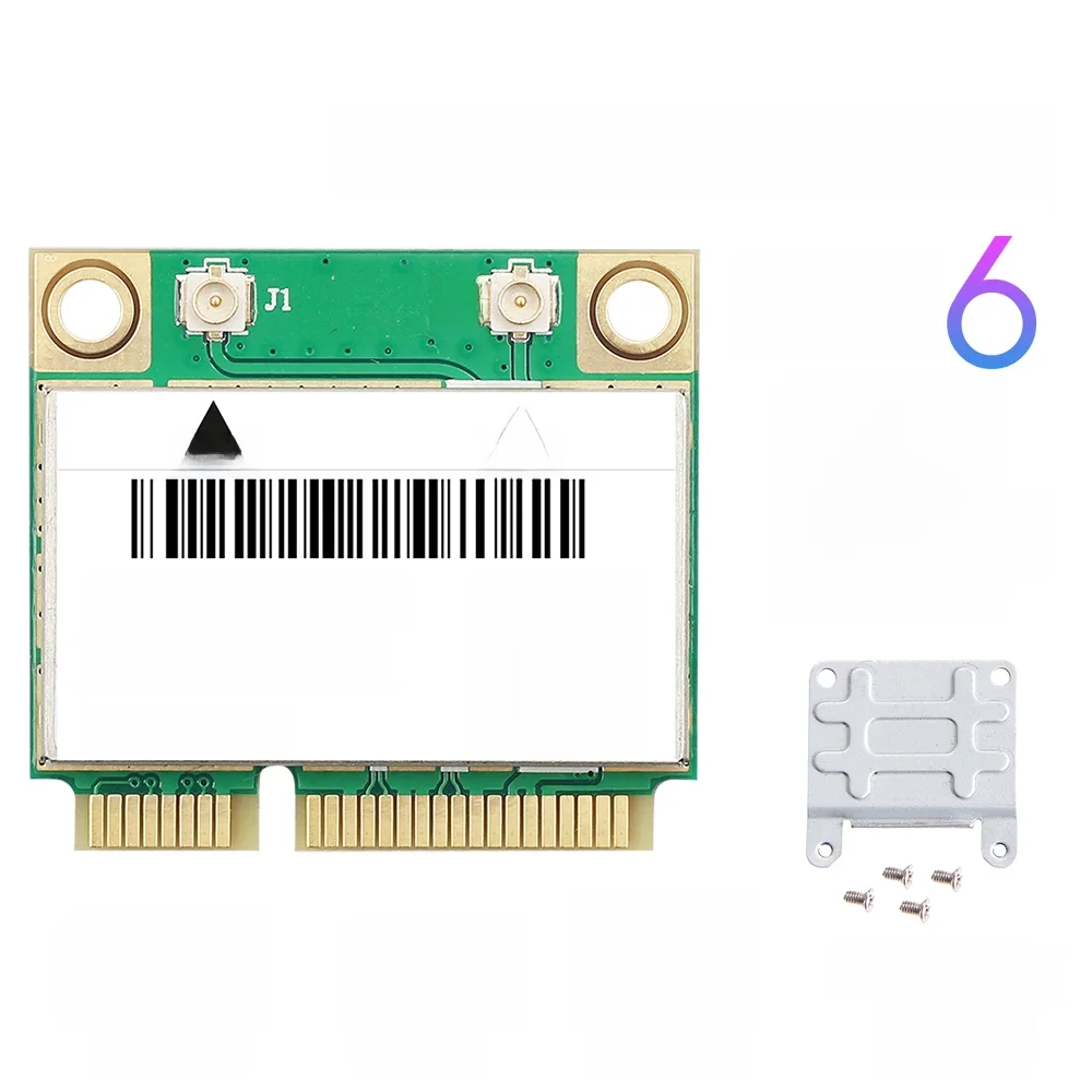 Carte WiFi 6 AX3000H double bande MPE-7260AC pour Mini adaptateur Pcie Bluetooth 5.2 adaptateur sans fil 2.4G/5Ghz pour ordinateur portable/PC comme AX210
