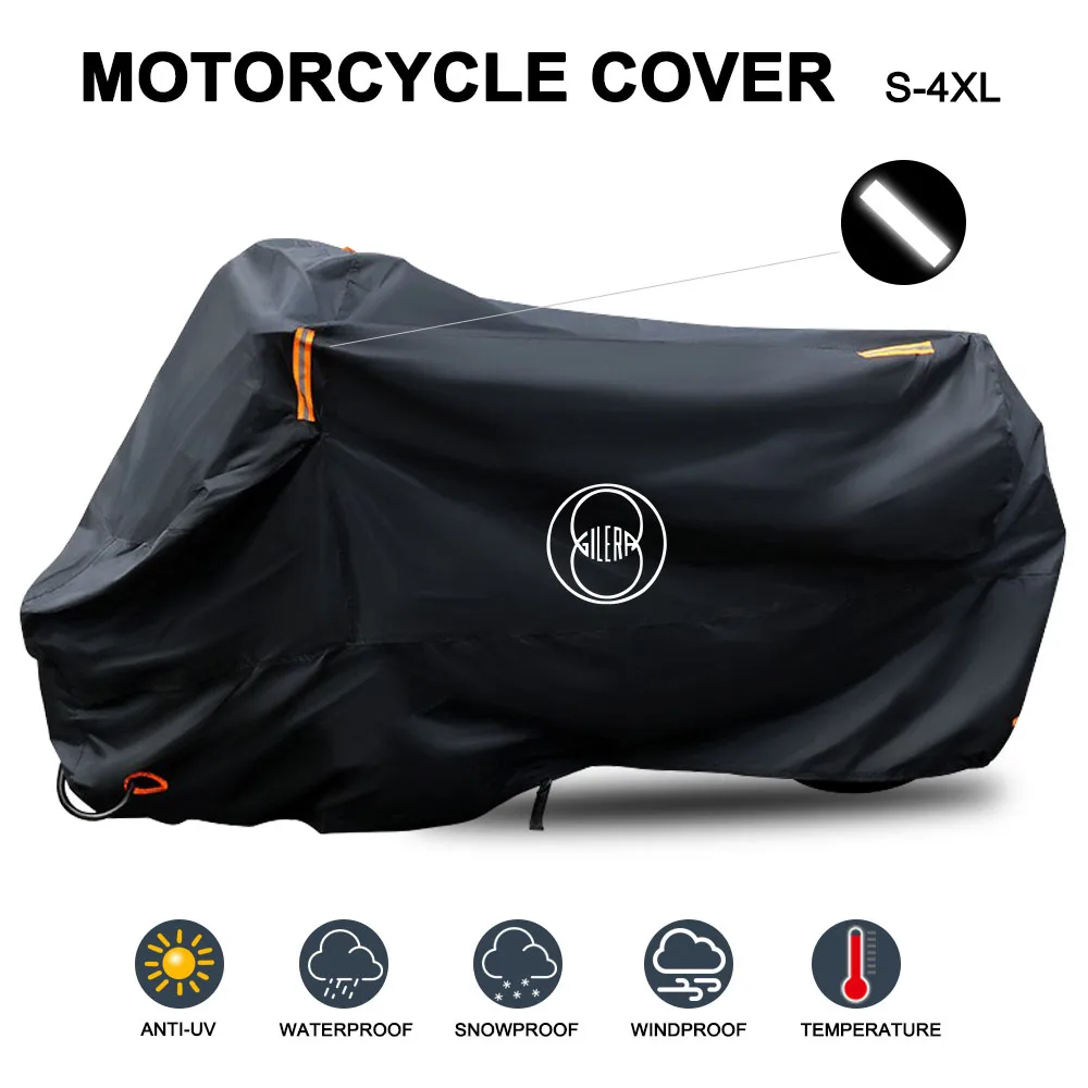 Motorcycle Cover Waterproof Outdoor All Season Dustproof UV Protective Moto Rain Cover for Gilera GP 800 GP800 all year