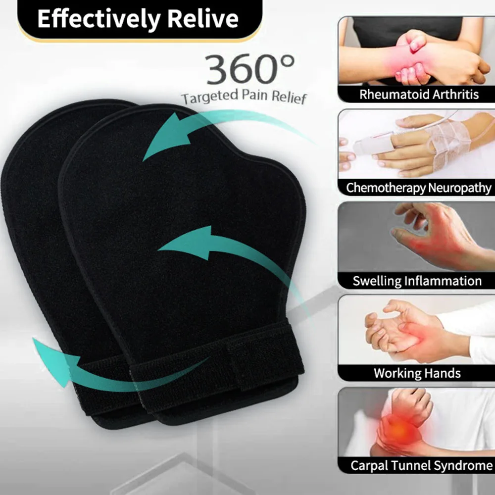 Hot Cold Therapy Gloves ,Ice Heat Pain Relieving Mittens , Arthritis Finger Hand Injuries Carpal Tunnel Sports Injury
