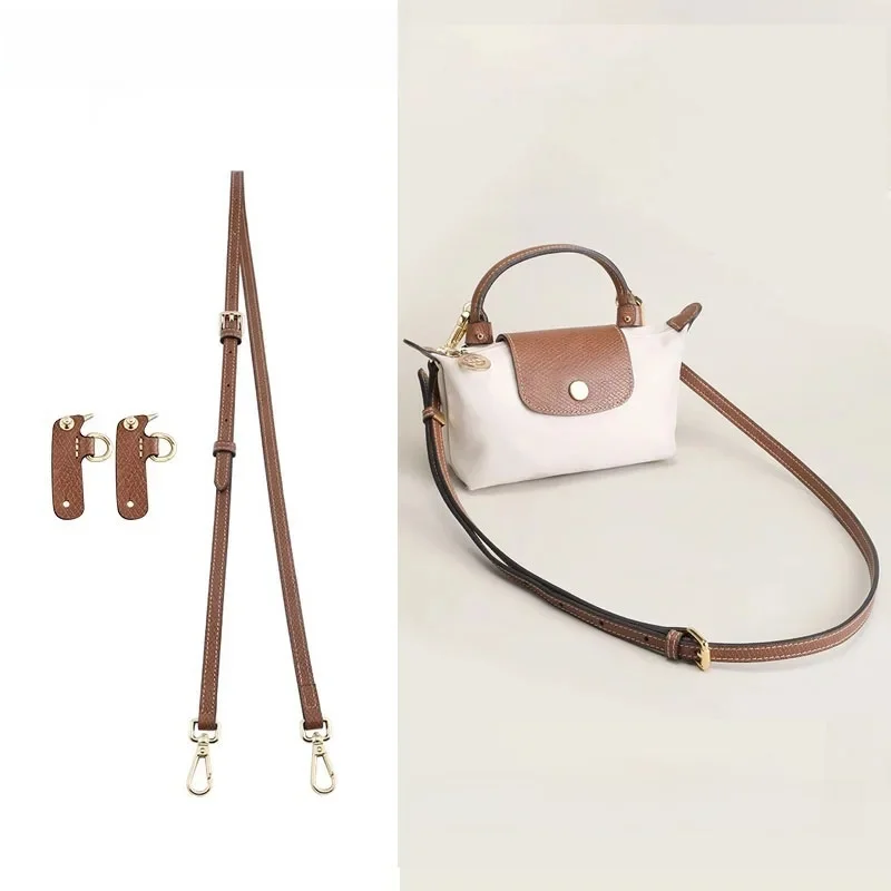 Lederen vervangende crossbody tasriem voor Longchamp Mini Bag schouderriem zonder ponsen Modificatie tasaccessoires - afbeelding 2