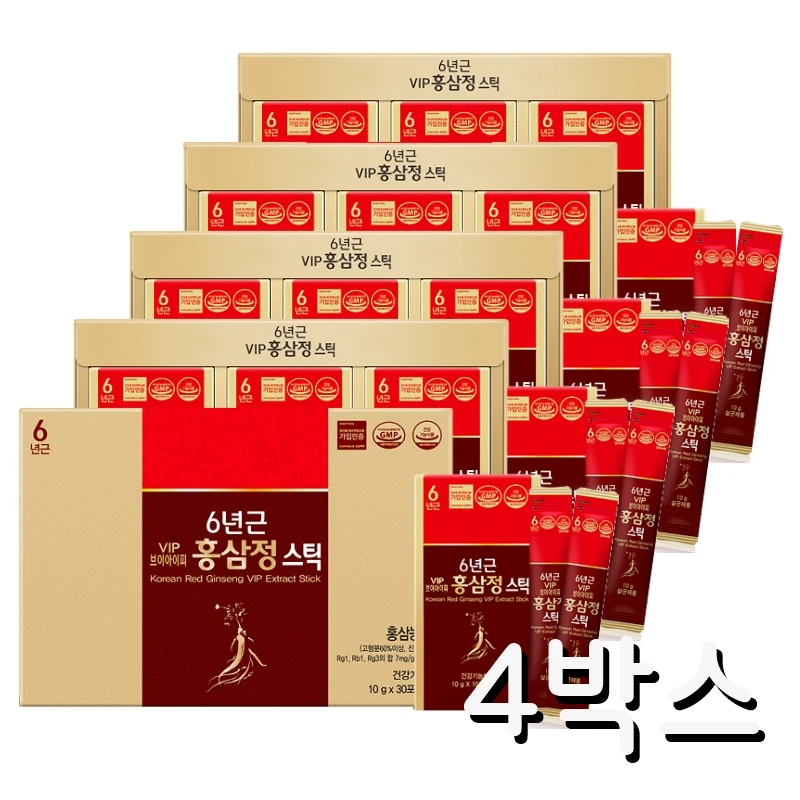 [Dong-I 3 6 years old VIP red ginseng stick (30)] 10G x 30 4 boxes