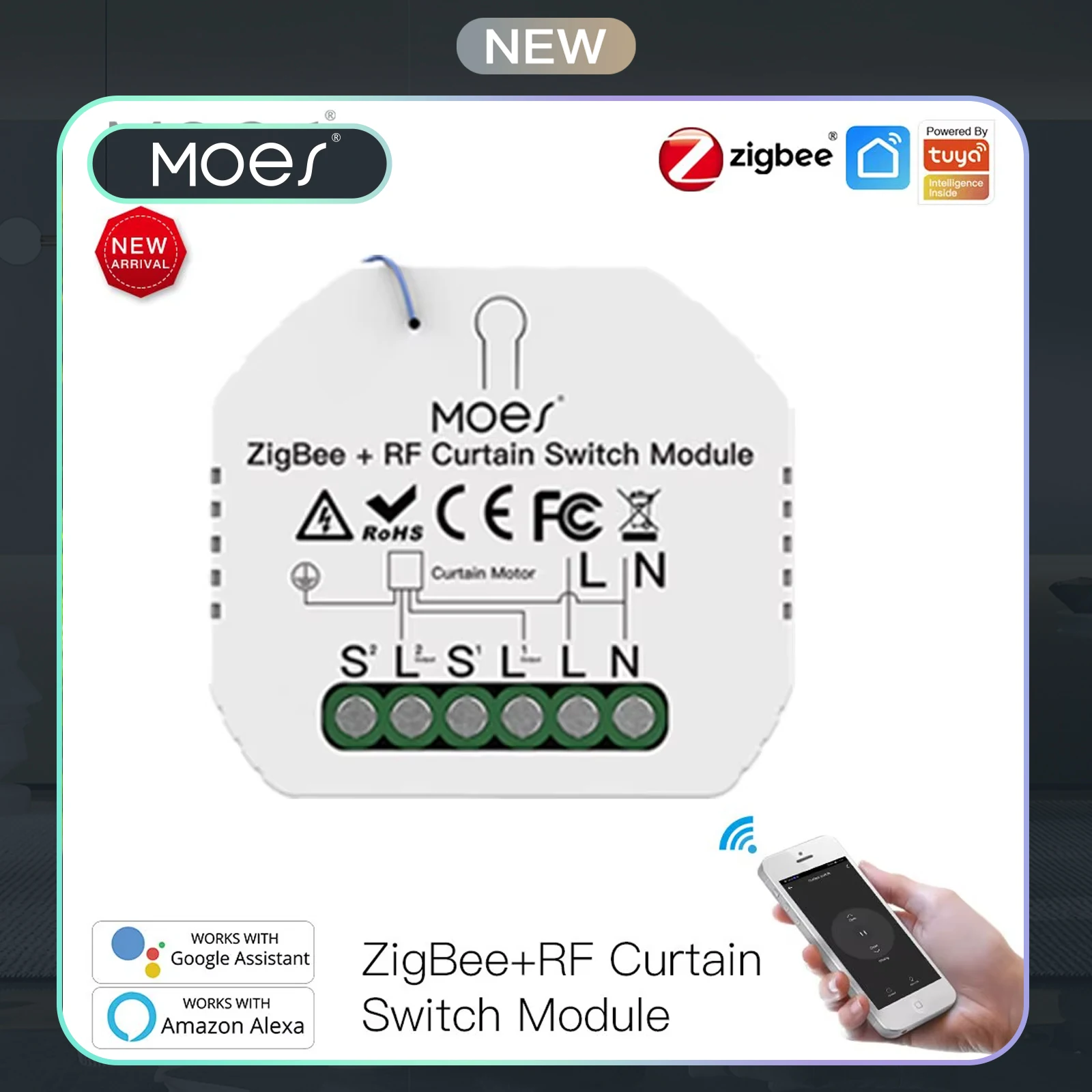Moes Zigbee Smart R…