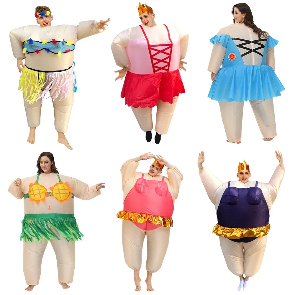 Anime Ballet Dans Opblaasbare Kostuums Grappig Fancy Halloween Party Cosplay Kostuum Ballerina Jurk Verjaardagscadeaus Pakken - afbeelding 2