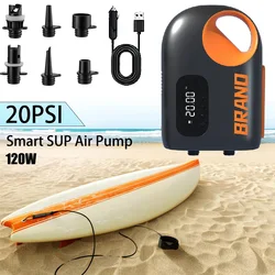 Electric Air Pump Inflatable DC Sup Pump 20 PSI Electric Inflatable Deflatable Air Inflator for Surfing Paddle Board Boat Kayak