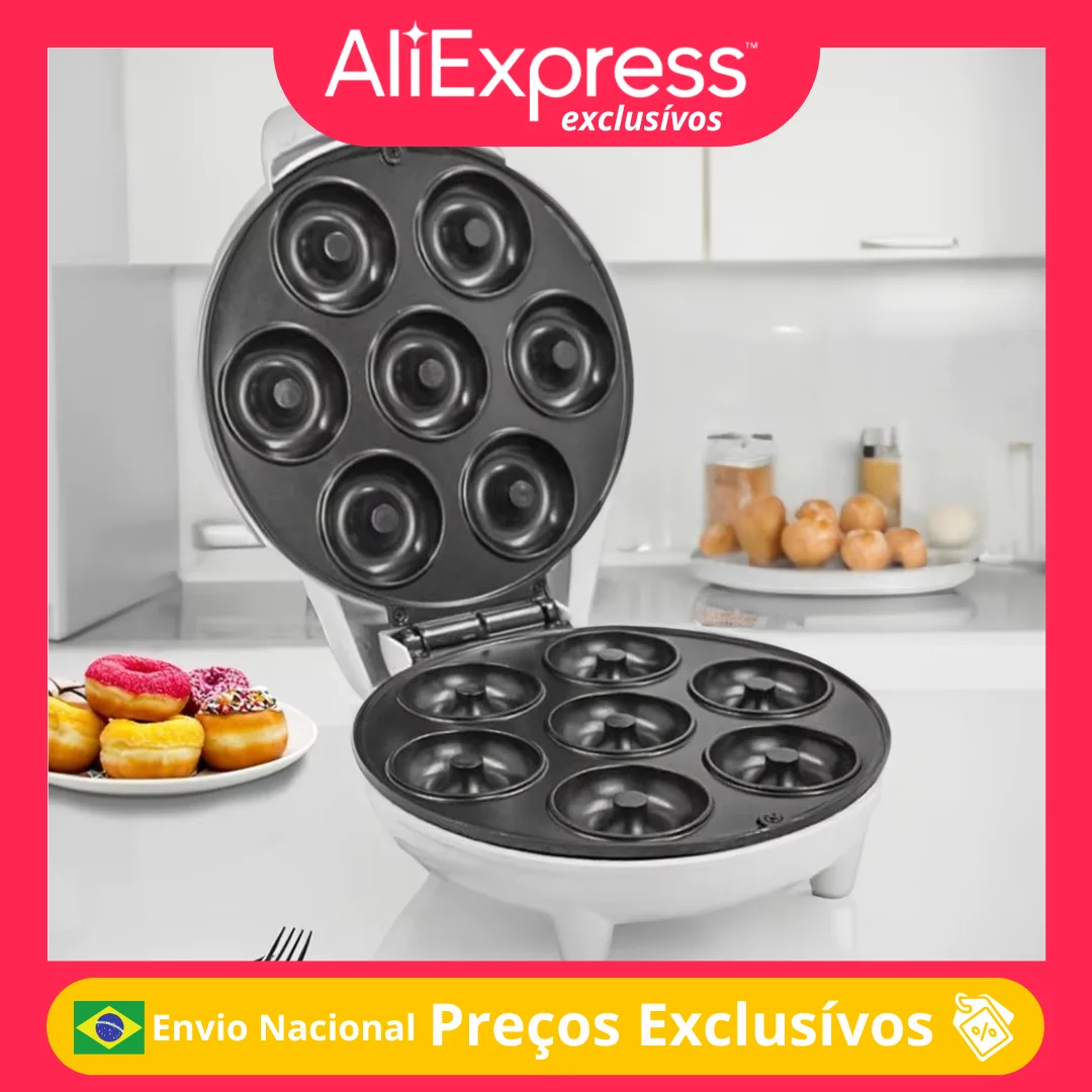 مدفأة دونات كهربائية صغيرة ، منزل ومقهى متنقل ، كوزينيا إنبانتيل ، 7 خشب الورد الصغير ، fv #1