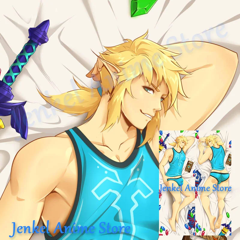 

Dakimakura Link Anime Pillowcase Life size Double sided Print Body Pillow Cover