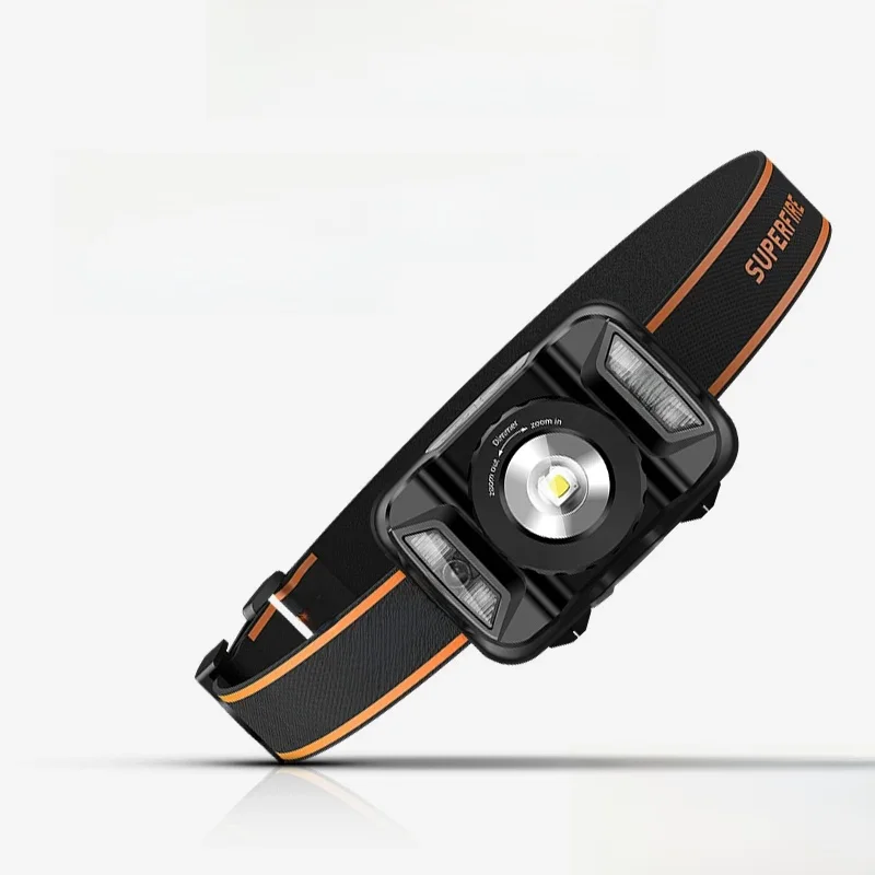 AliExpress SUPERFIRE HL18 Zoom Motion Sensor Headlamp USB Rechargeable LED Head Flashlight Ultra Bright Fishing Camping Bicycle Light