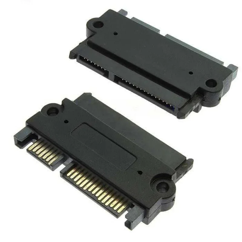Adaptateur SATA mâle vers SATA femelle, convertisseur 22 broches Sata avec câble de données d'alimentation SATA 7 broches + 15 broches femelle vers mâle