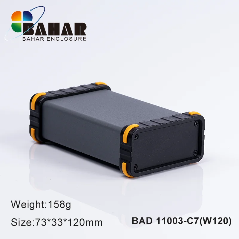 Aluminum Enclosure Wire Junction Box Instrument Shell Battery Case Model BAD11003 DIY Amplifier Enclosure Power Supply Box