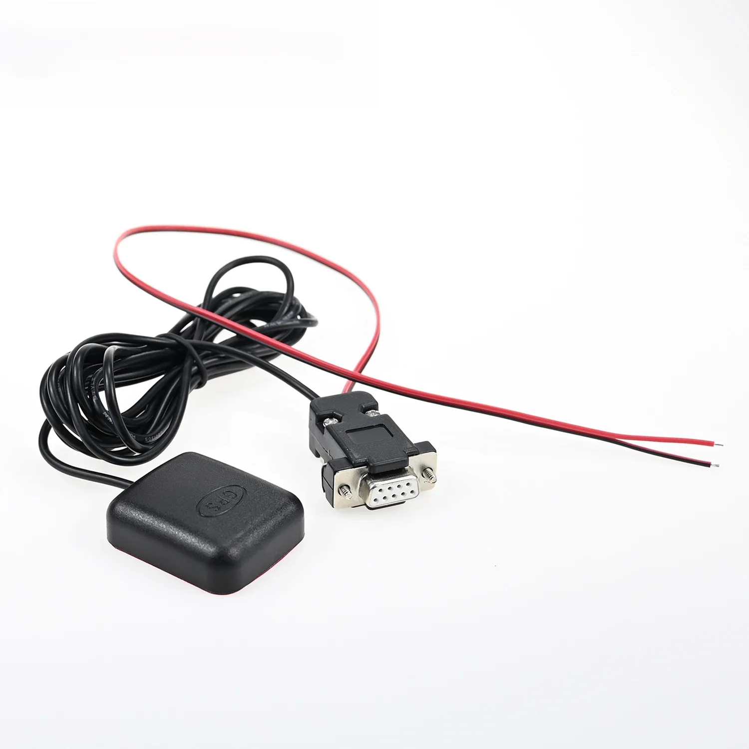QUESCAN 5V szeregowy RS232 GPS GLONASS odbiornik NMEA 0183 antena ze złączem DB9 i kablem zasilającym, 9600 baudrate — zdjęcie 2