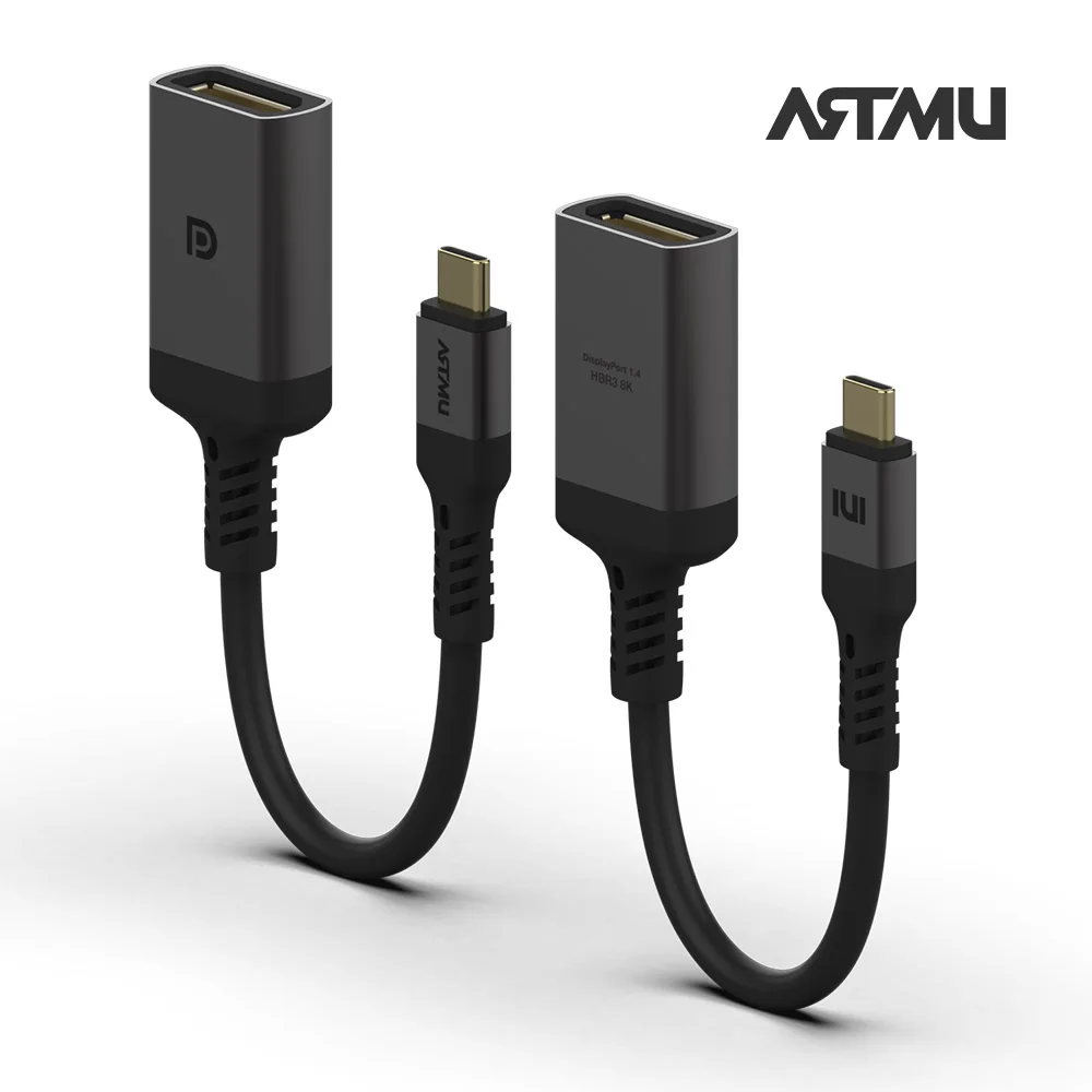 Artmu C Type to DP 1/4 8K DisplayPort Adapter Cable