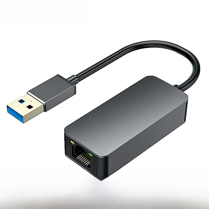 2500Mbps USB C type-c Ethernet vers RJ45 2.5G USB 3.0 adaptateur filaire convertisseur Lan réseau Hub pour Windows 7/8/10 MAC pour PC portable