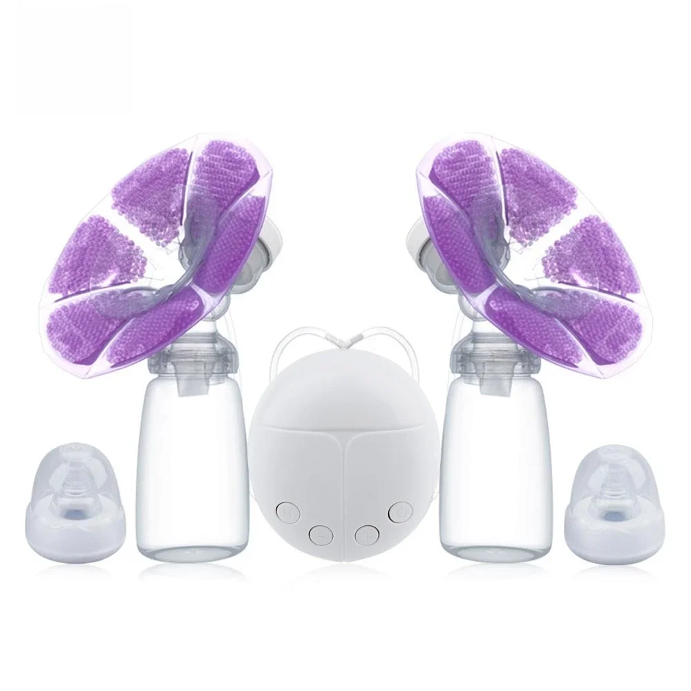 Real Bubee Single/double Electric Breast Pump With Milk Bottle Infant Usb Bpa Free Powerful Breast Pumps Baby Breast Feeding