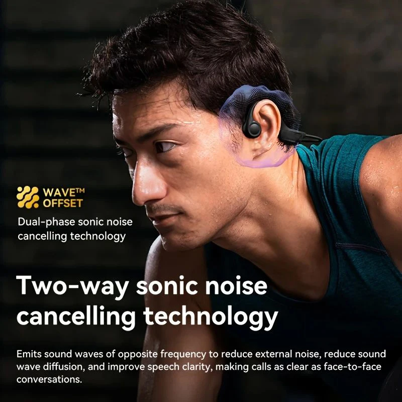 خفيفة سماعات توصيل العظام بلوتوث 5.4 10H وقت اللعب مفتوح الأذن سماعة رأس لاسلكية للجري/ركوب الدراجات/المشي/القيادة #5