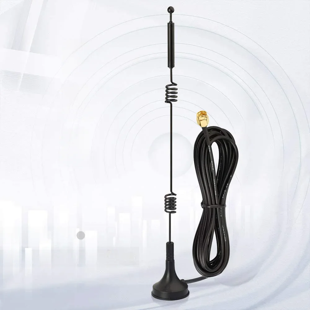 Dwuzakresowy WiFi 2,4 GHz 5 GHz 5,8 GHz 12 dBi podstawa magnetyczna MIMO RP-SMA męska antena do routera WiFi bezprzewodowa karta sieciowa — zdjęcie 2