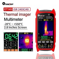TOOLTOP ET14S ISR 240*240 Thermal Imager AC/DC lithium Battery Digital Multimeter Optional Macro Lens Home Appliance Repair