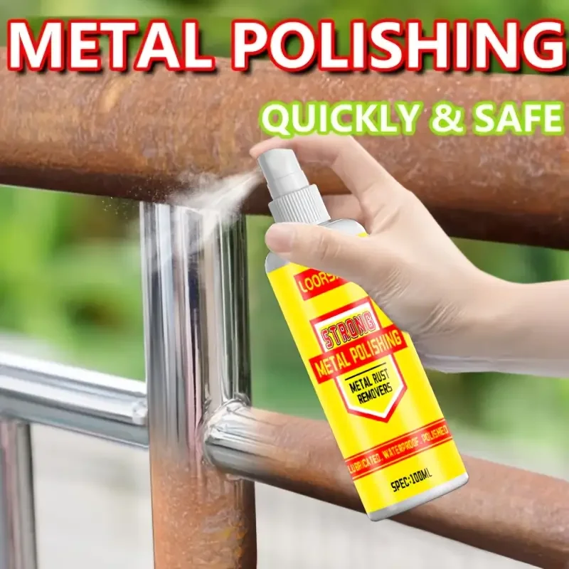 Universal Metal Rust Remover- Multi-functional Rust Conversion and Restoration Spray Suitable for Iron Railings,Tools,Appliances