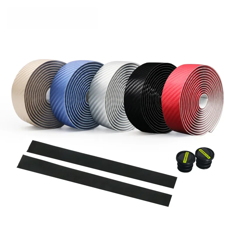 AliExpress riderace Bike Handlebar Tape EVA PU Road Bicycle Handle Bar Tapes Belt Anti-slip Shock Absorption Cycling Wrap +2 End Plug Accessories