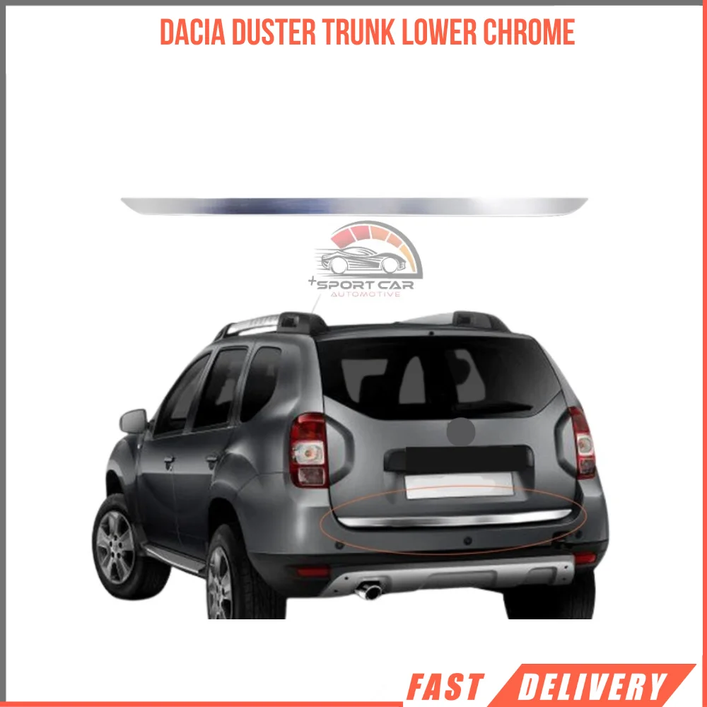 For Dacia Duster Chrome luggage lower bar 2010 -2017 stainless steel 1 pc exterior car accessories parts auto products