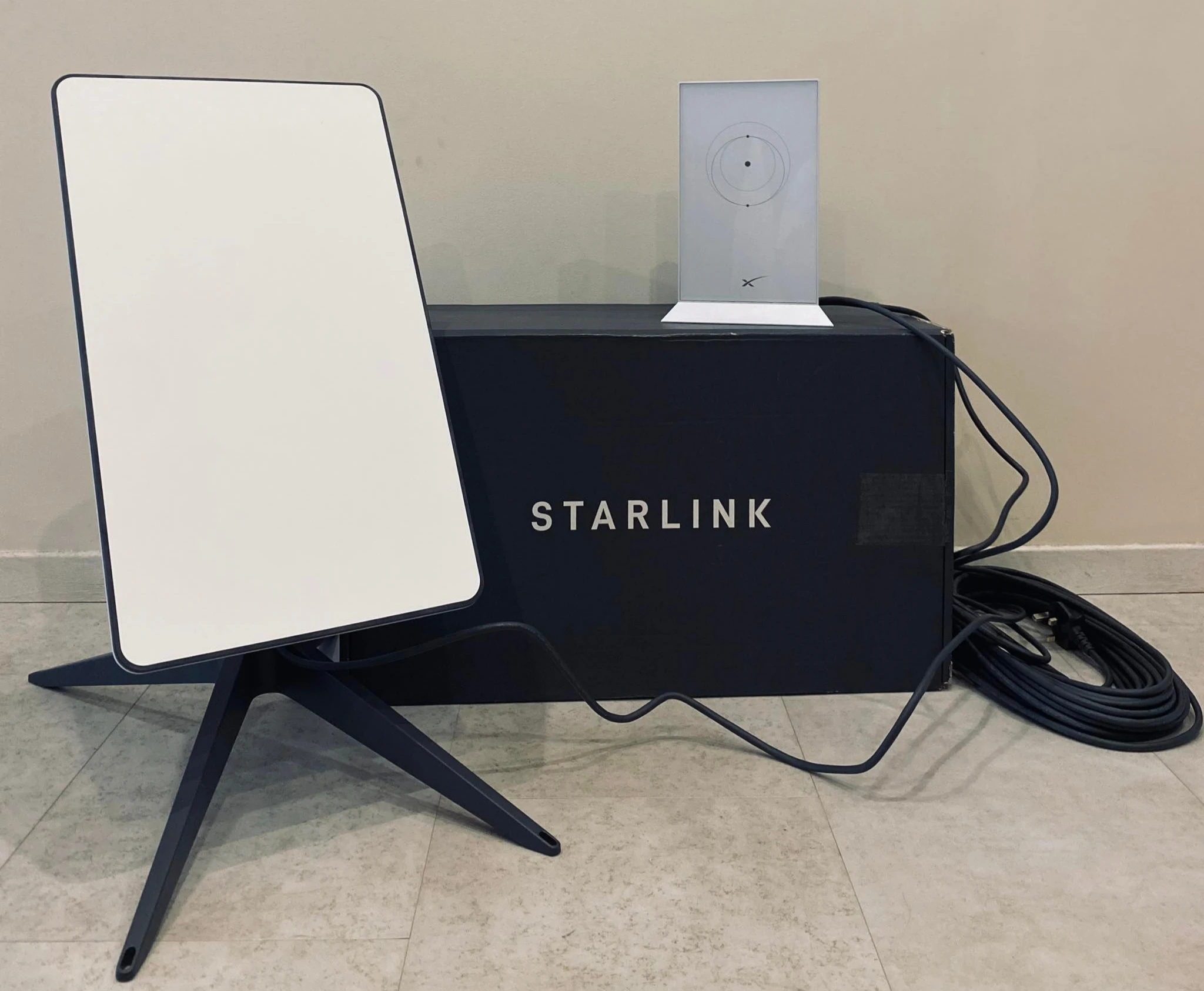 Newly In Stocked on Starlinks satellite Internet kits V2 with rectangular dish router and pipe adapter