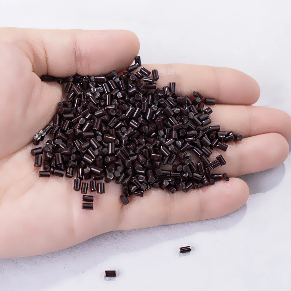 

Italian keratin glue granules with flat tips, hair extension accessories, Italian glue granules adhesive.