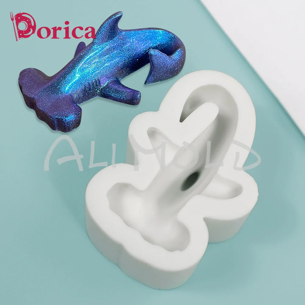 3D Shark Silicone Mold Chocolate Candy Fondant Mould DIY Clay Resin Making Model Cake Decorating Tools Kitchen Pastry Bakeware