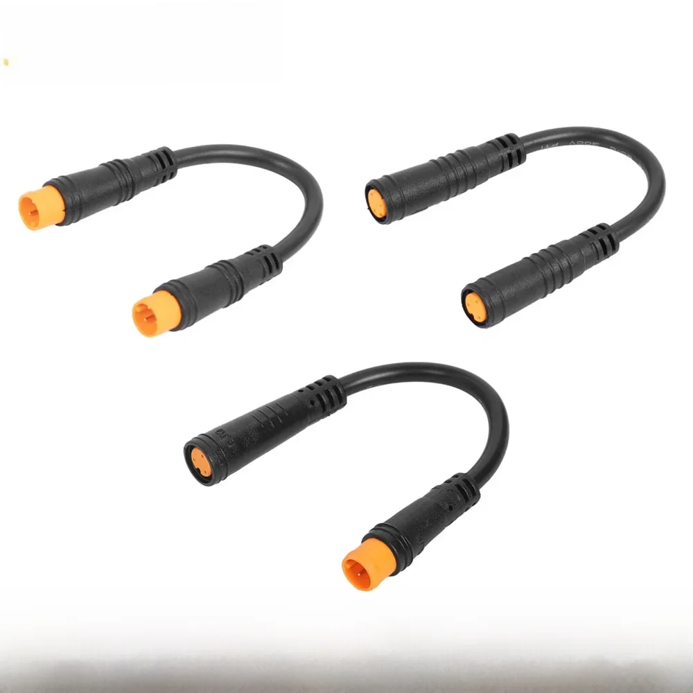 AliExpress LCQPTW Electric Bicycle Female to Male 3 Pin Extension Cable For E-Bike Waterproof Durable Display Thumb Throttle Cables Plug Accessory
