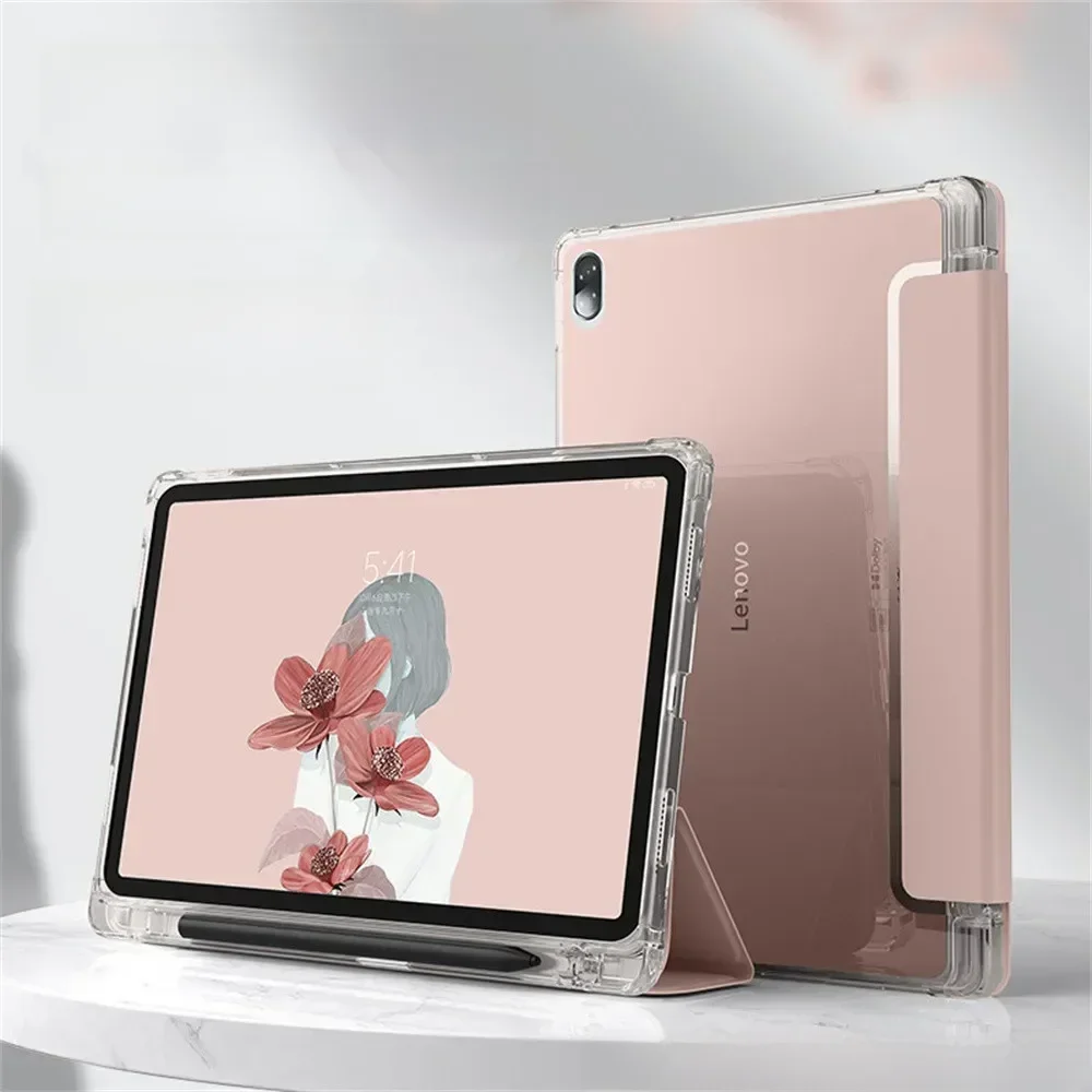 Capa de lápis de silicone para Lenovo Tab P11 Capa para tablet de 2ª geração, M10 Plus 3rd 10.6,