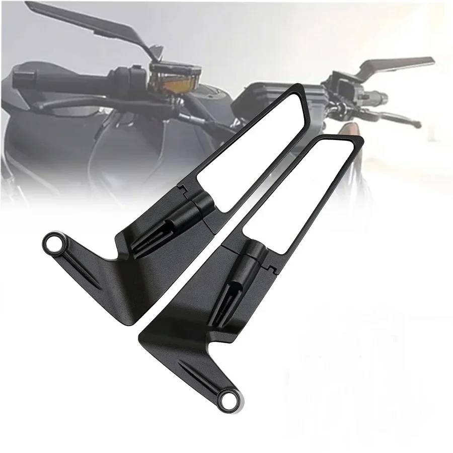 AliExpress Motorcycle Rearview Mirror Modification Motorcycle Fixed Wing Suitable for Kawasaki Yamaha Honda Ducati Bike Side View Mirrors