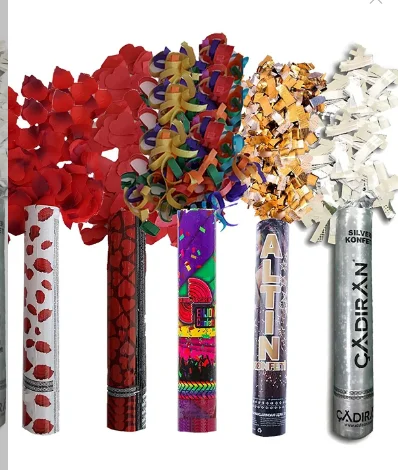 

5 Units Gold-Silver-Heart-Rose-Carnaval Styles 30 cm Confetti