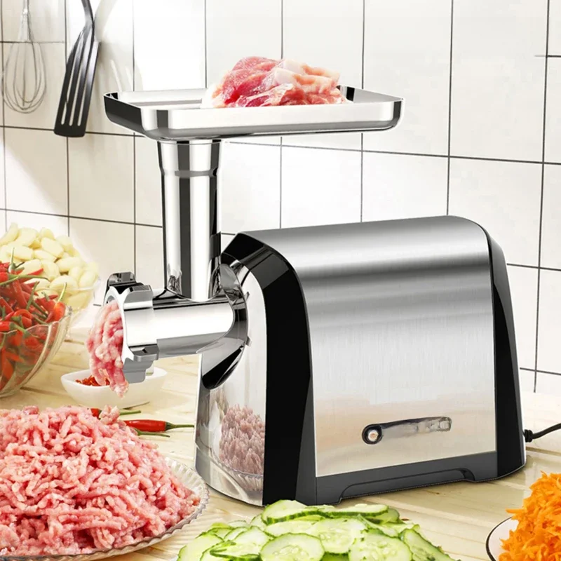 Electric Meat Grinder, Heavy Duty Meat Mincer Sausage Stuffer Machine, 3200W Stainless Steel Food Grinder Stand Mixers