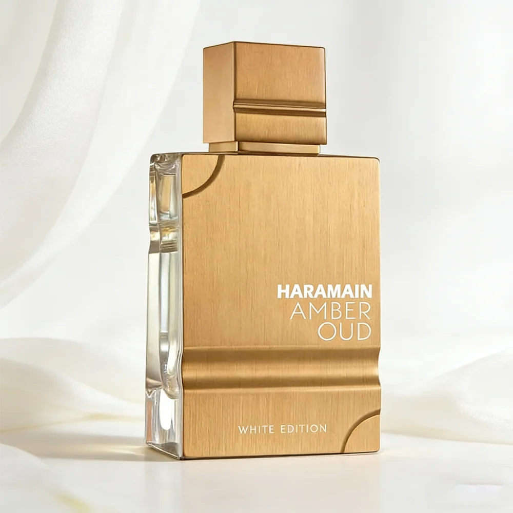 Haramain Style Amber Oud White Edition، كولونيا فاخرة تدوم طويلاً للرجال والنساء، شحن سريع Eau De Parfum