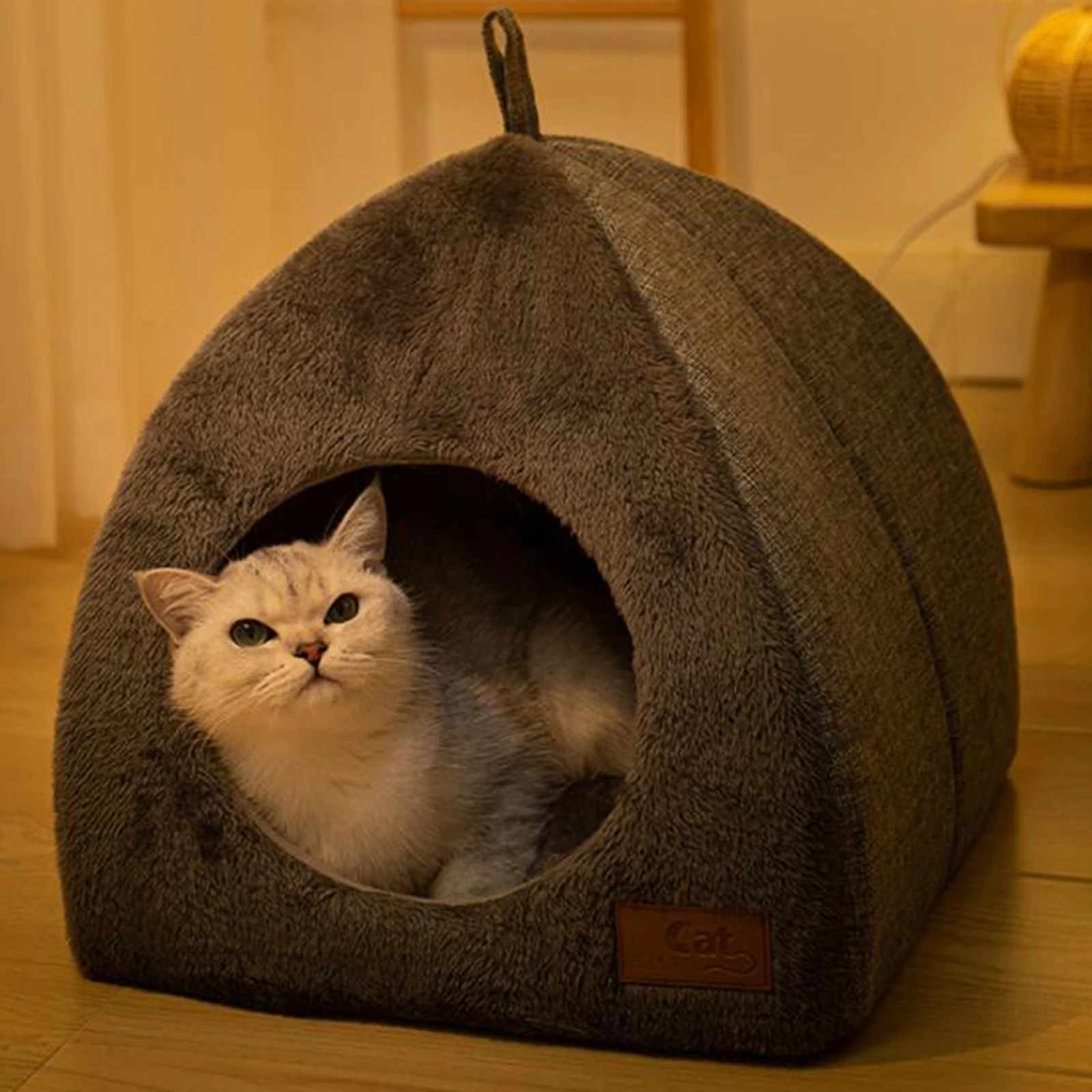 Thumbnail 3 - #19 Latest Enclosed Cat Cave Beds Offers