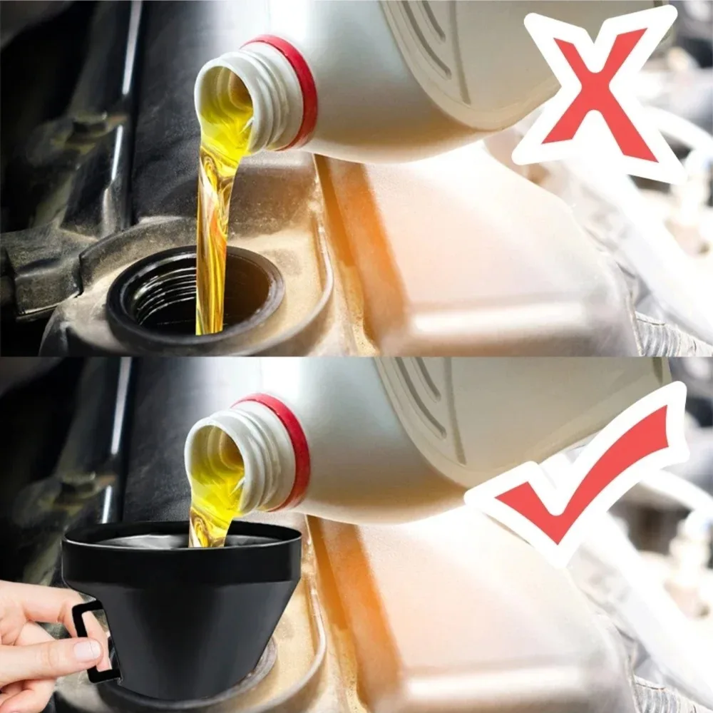 Motorcycle Filling Extension Pipe Flexible Engine Refueling Snap Funnel for Car Motorcycle Water Oil Filter Funnels Tools