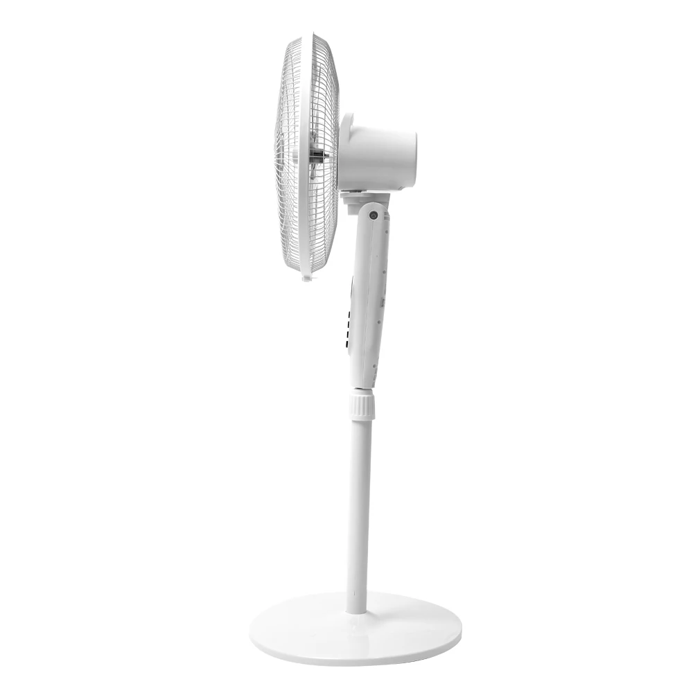 Reyna electric fan remote control stand 5-leaf wing office business for home living room dining cafe 16 inch 40cm tie mmer natural Feng water surface wind strong wind RF-1622R