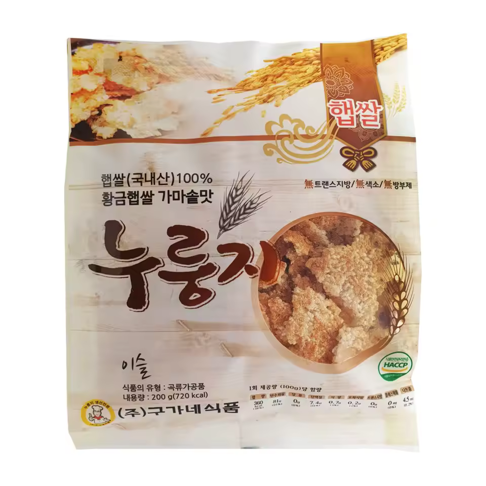 황금햅쌀 가마솥맛 누룽지