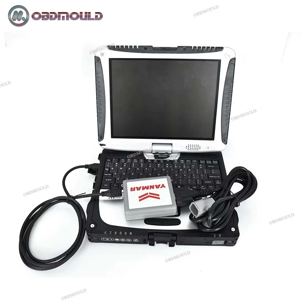 For Yanmar diagnostic tool Outboard / Jet Boat / Wave Runner,suitable for MERCURY MARINE 225 diesel excavator CF 19 Laptop