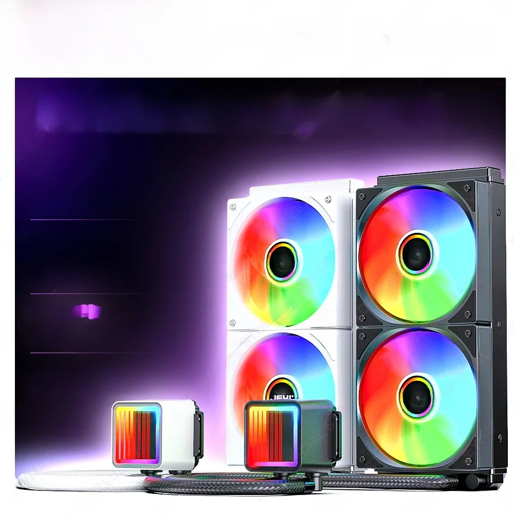 JEYI Liquid Cooler 120/240, ARGB CPU AIO Water Cooler, Water Cooling PC, Support Intel & AMD, Efficient PWM-Controlled Pump