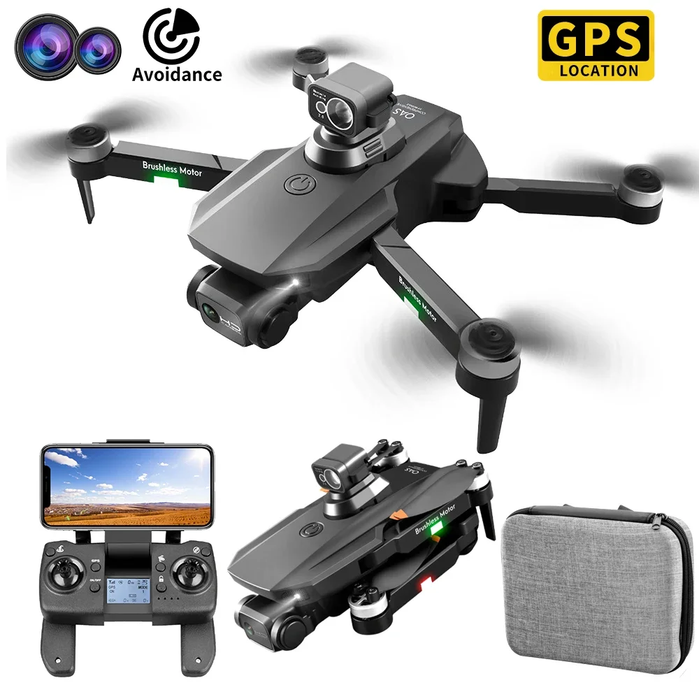 New RG101 MAX Mini Drone 8K Professional Dual HD Camera Infrared Obstacle Avoidance Altitude Hold Mode Foldable RC Plane Toys