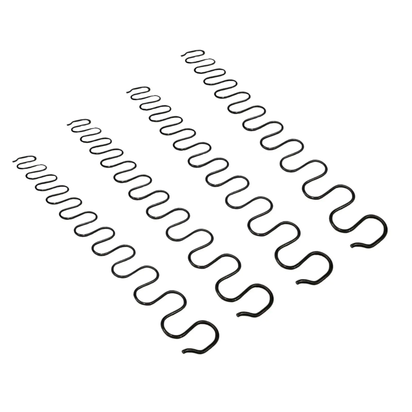 4Pcs Couch Springs Parts Heavy Duty Zigzag Shape Home Wear Resistant Seat Chair Upholstery Springs to Fix Sofa Replacement